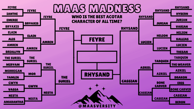Maas Madness: Who is The Best ACOTAR Character of All Time? (FINAL ROUND!)
