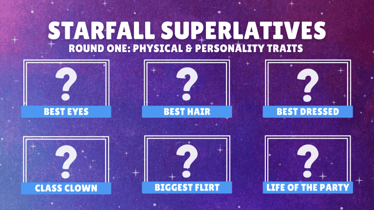 Starfall Superlatives: Physical & Personality Traits (ROUND ONE NOMINATIONS)