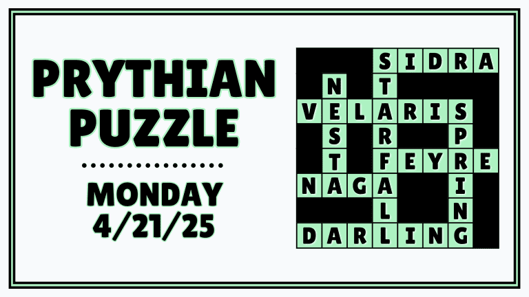 Prythian Puzzle: A Mini ACOTAR Crossword Challenge (4/21/25)