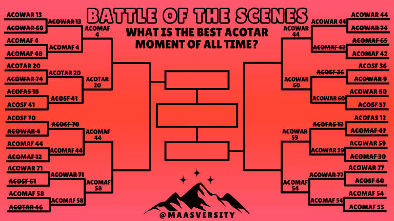 Battle of the Scenes: What is the Best ACOTAR Moment of All Time? (ELITE EIGHT!)
