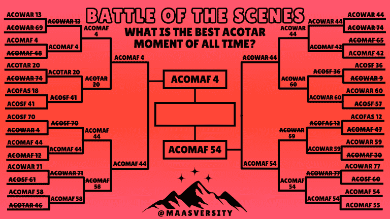 Battle of the Scenes: What is the Best ACOTAR Moment of All Time? (CHAMPIONSHIP ROUND!)