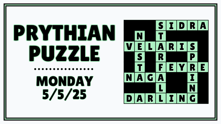 Prythian Puzzle: A Mini ACOTAR Crossword Challenge (5/5/25)