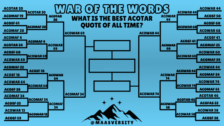 War of the Words: What is the Best ACOTAR Quote of All Time? (FINAL FOUR!)