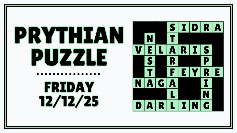 Prythian Puzzle: A Mini ACOTAR Crossword Challenge (12/12/25)
