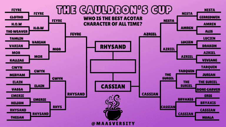 The Cauldron’s Cup: Who is The Best ACOTAR Character of All Time? (CHAMPIONSHIP ROUND!)