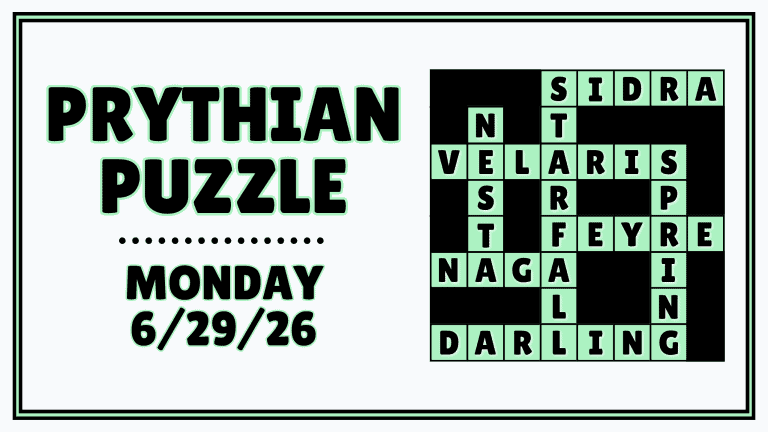 Prythian Puzzle: A Mini ACOTAR Crossword Challenge (6/29/26)